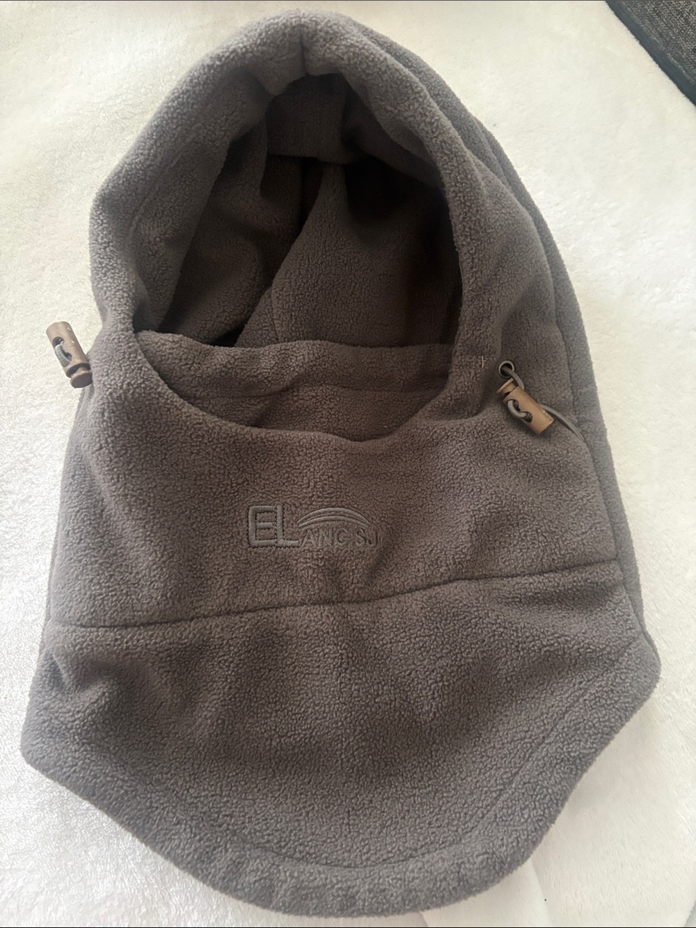 Kids hooded neck warmer
